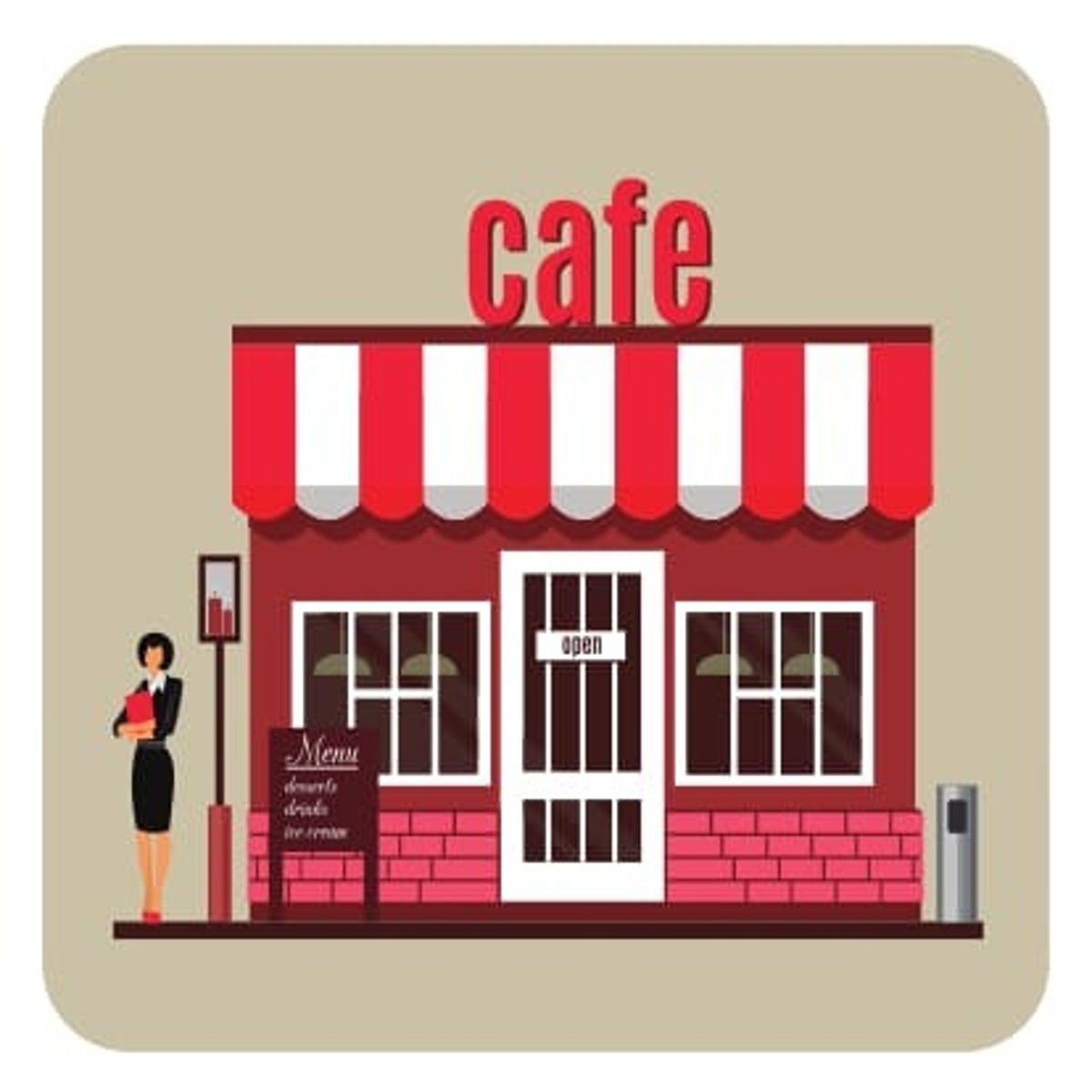 <p>the cafe</p>