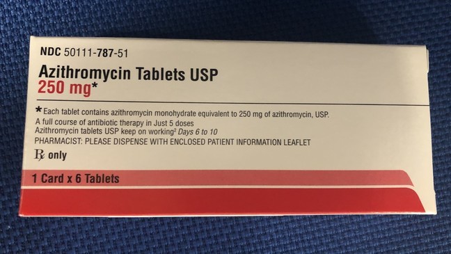 <p>Azithromycin (oral)</p>