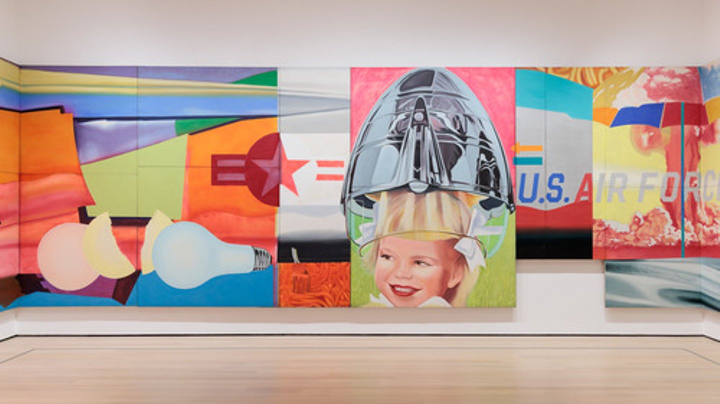 <p>Pop Art, Rosenquist, American, 1965</p>