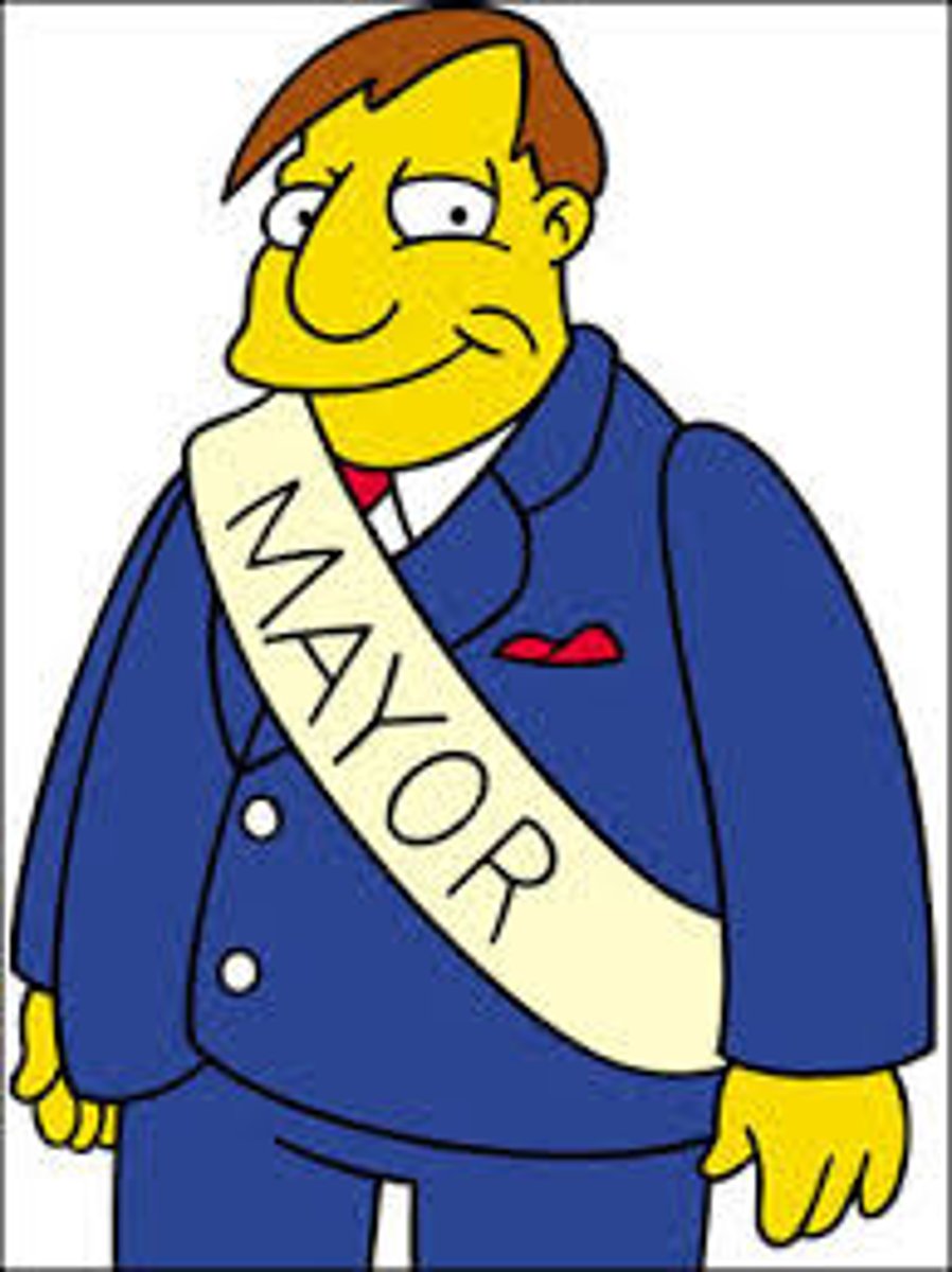 <p>the mayor</p>