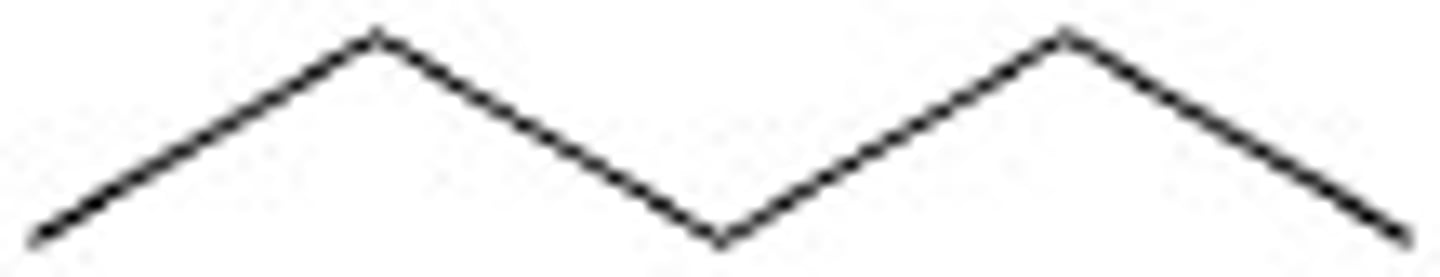 <p>Pentane (5 Carbons)</p>