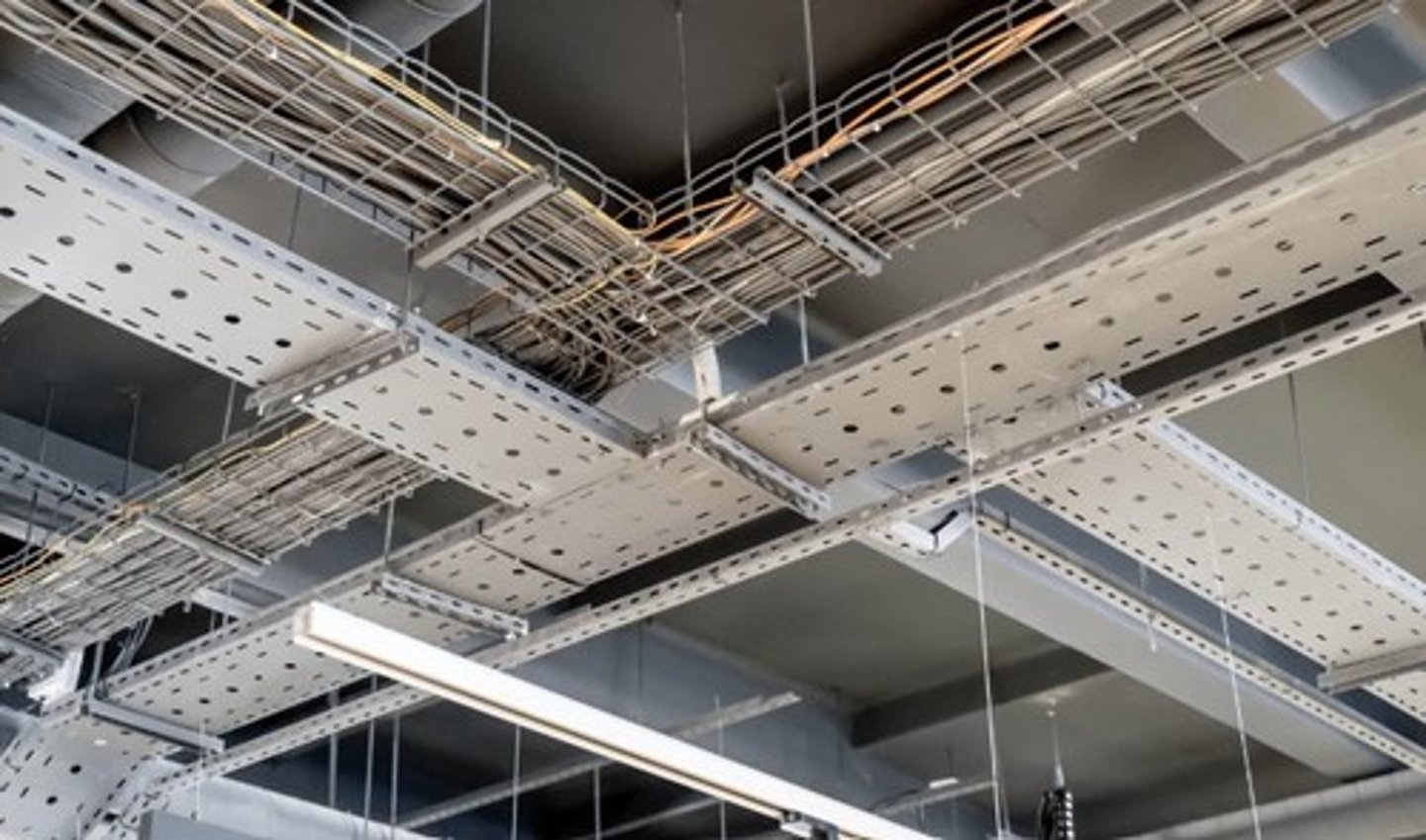 <p>A unit or assembly units or sections and associated fittings forming a rigid structural system used to support cables.</p>