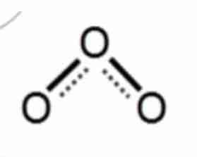 <p>The picture beside shows the __________of an ozone. </p><p>A. properties </p><p>B. structure </p><p>C. interaction of matter</p>