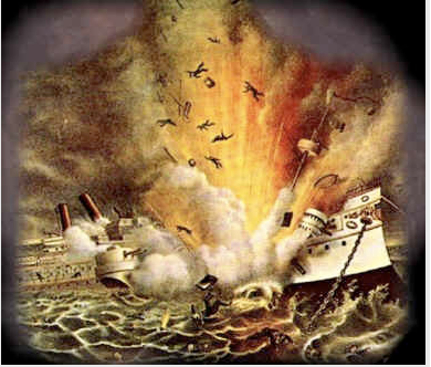 <p>Ship that explodes off the coast of Cuba in Havana harbor and helps contribute to the start of the Spanish-American War</p>