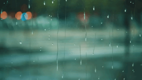 <p>It's raining (a lot)</p>