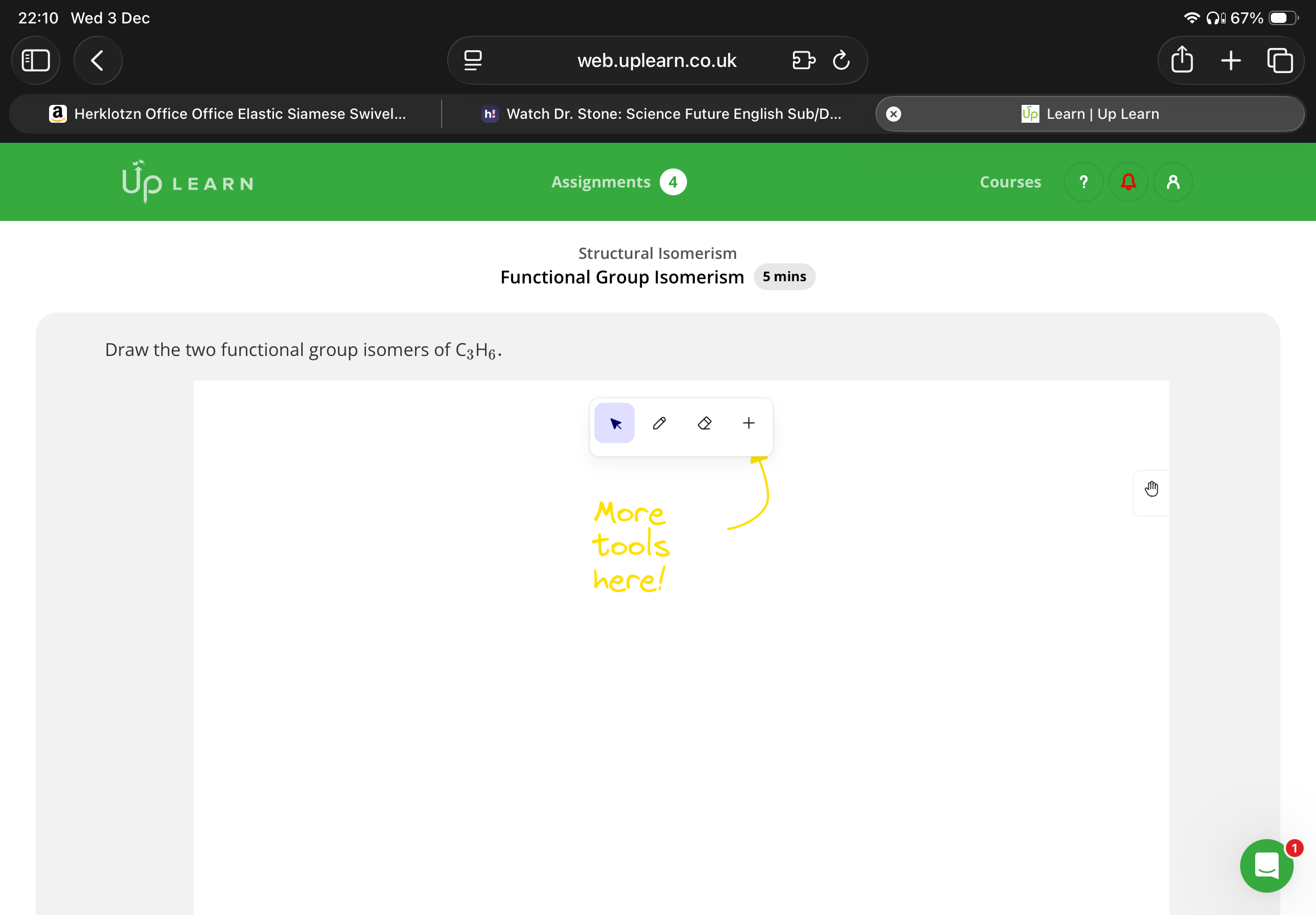 <p>If a molecule has the general formula CnH2⁢n, which homologous series does it belong to?</p><p>Note: U can work out the general formula by looking at the amount of carbons and hydrogens so you know whether it’s an alkane or alkene you are drawing.</p>