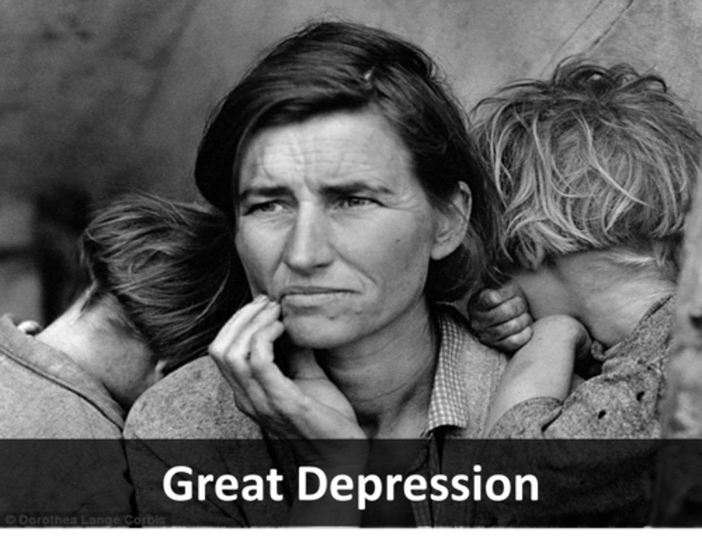 <p>Year of Stock Market Crash and the beginning of the Great Depression</p>