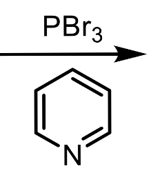 <p>phosphorus tribromide and pyridine</p>