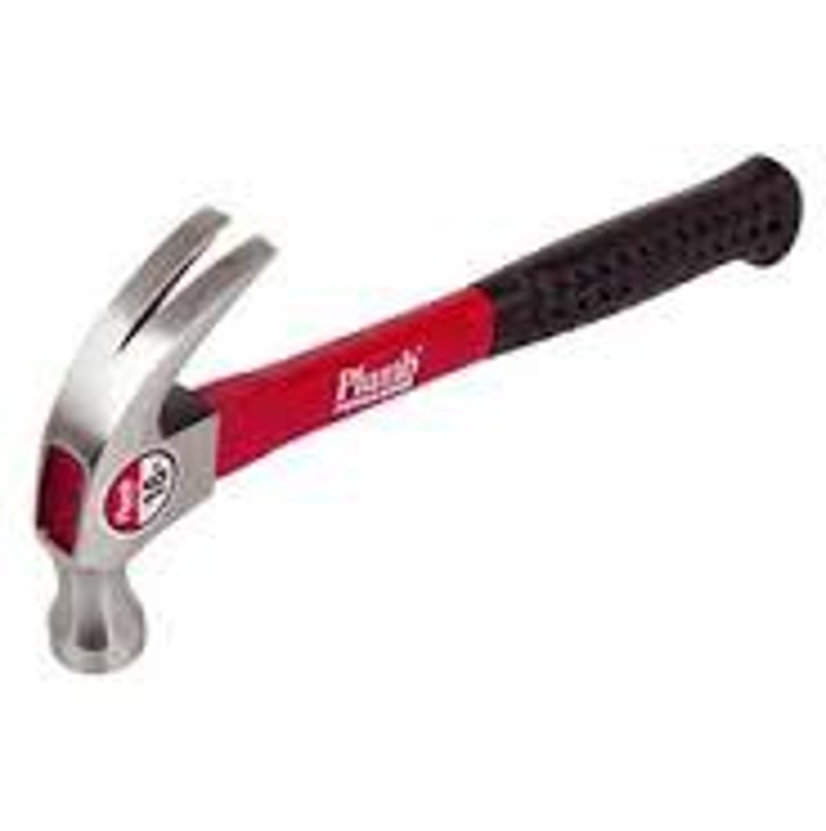 <p>a hammer with one side of the head split and curved, used for extracting nails.</p>