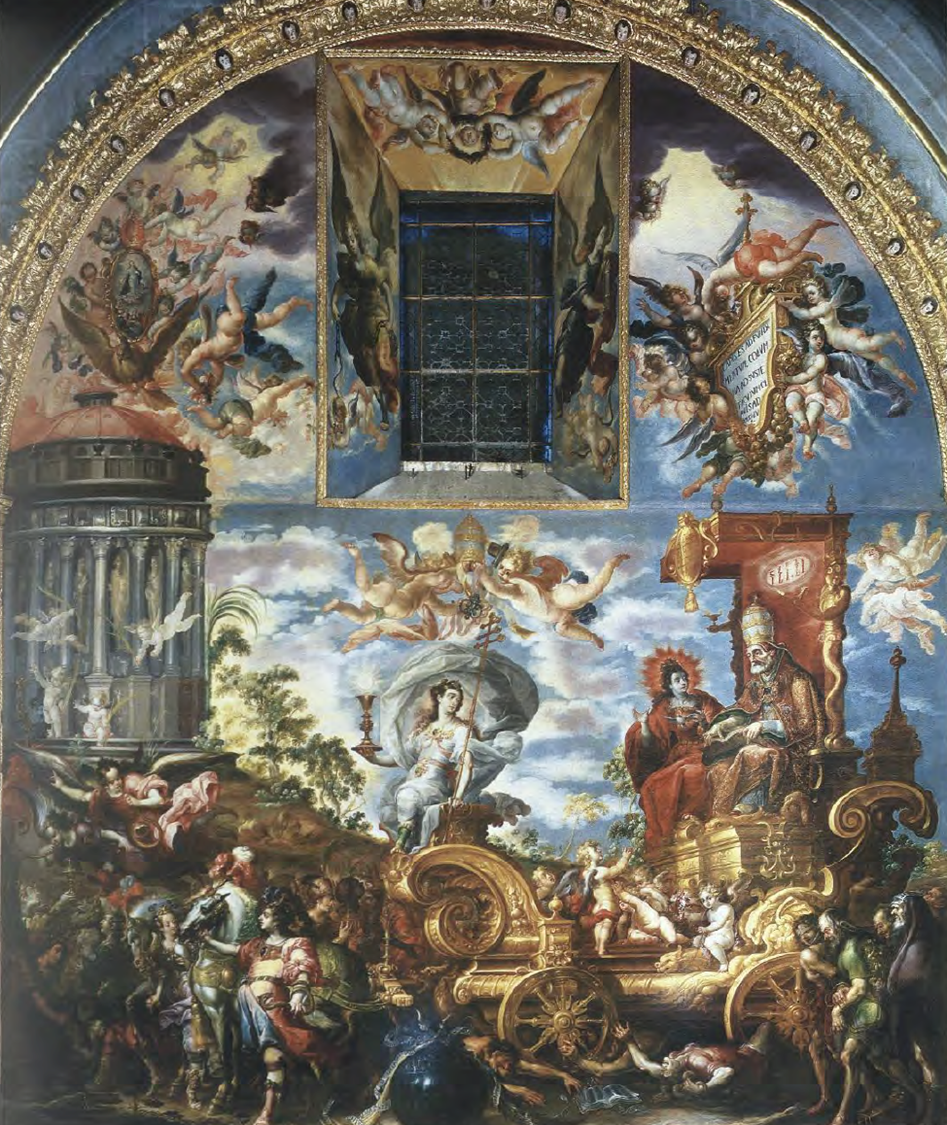 <p><span>How were the ambitions of popular painters in the Viceroyalty of New Spain particular to their legal situation? How did artists like Villalpando stake their artistic legacy in relation to the printed copy? How was his Triumph, for example, so complicated in relation to European models?</span></p><p><span>-Painting was considered a trade and thus there were limits for immigrants</span></p><p><span>-Artists would combine pieces together and iterate on them</span></p><p><span>-- European models exercised more restraint in their medium</span></p>