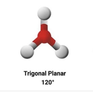 <p>Trigonal Planar • 120°</p>