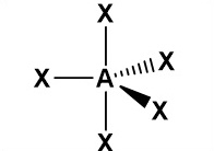 <p><span>Pairs of electrons in the outer shell of atoms arrange themselves as far apart as possible to minimise repulsion. The five bonding pairs repel each other equally, giving the molecule a trigonal bipyramidal shape with an equatorial-equatorial bond angle of 120° and an axial-equatorial bond angle of 90°.</span></p>