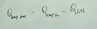 q capillary in  q filtrate q capillary out