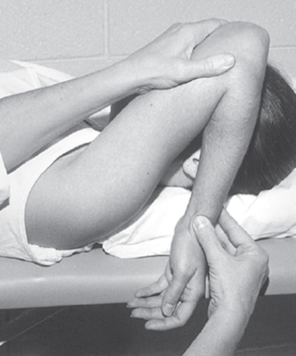 <p>Starting position: supine, full shoulder flexion, forearm supination</p><p>Testing motion: flex elbow until resistance is felt, and additional flexion causes shoulder extension</p><p>Pos/neg: no normative values </p>