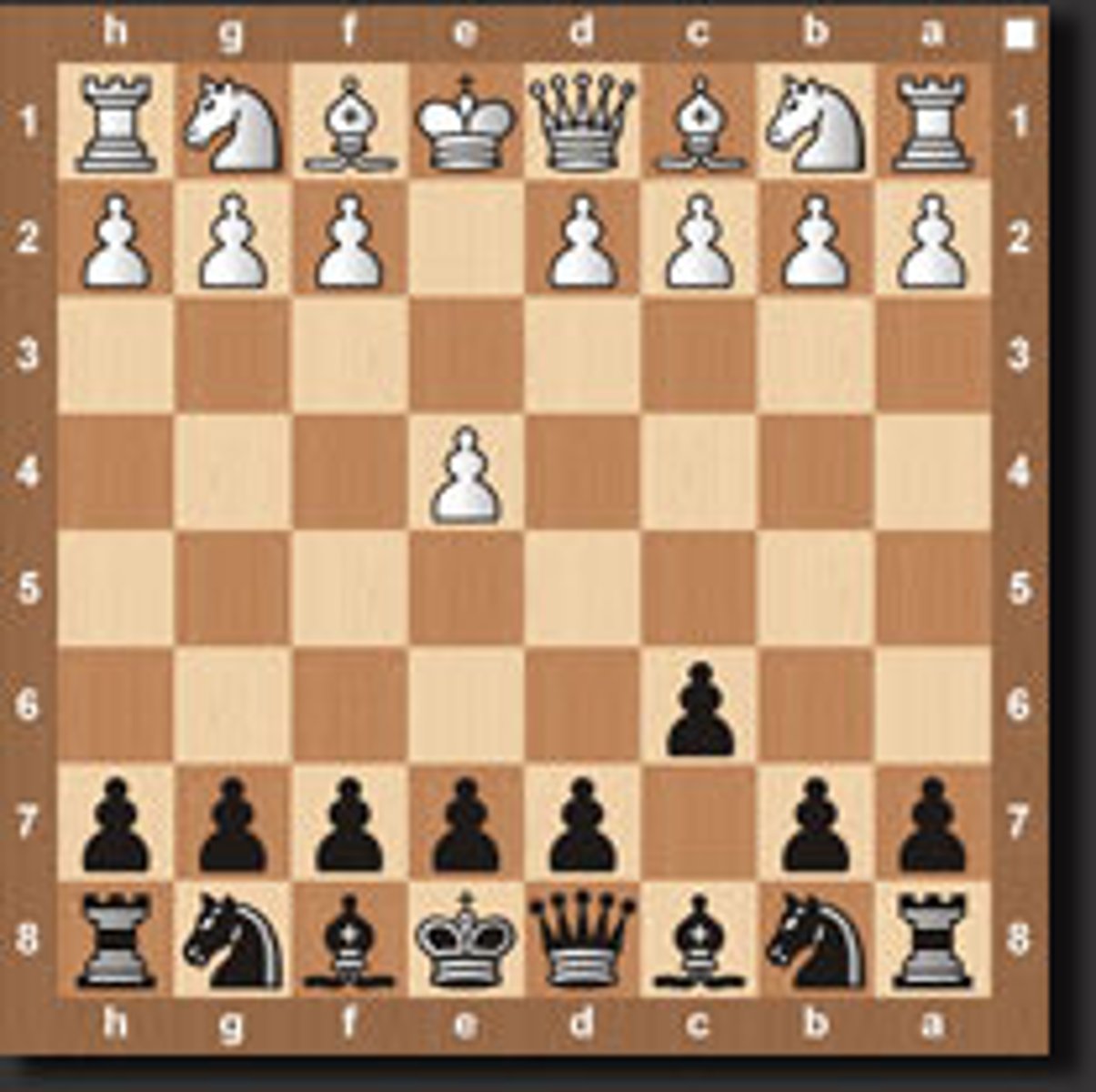 <p>1. e4 c6 </p>