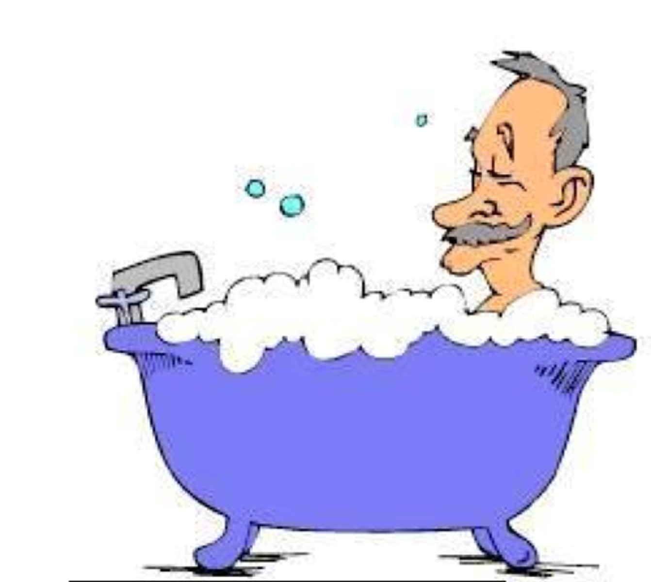 <p>to take a bath</p>