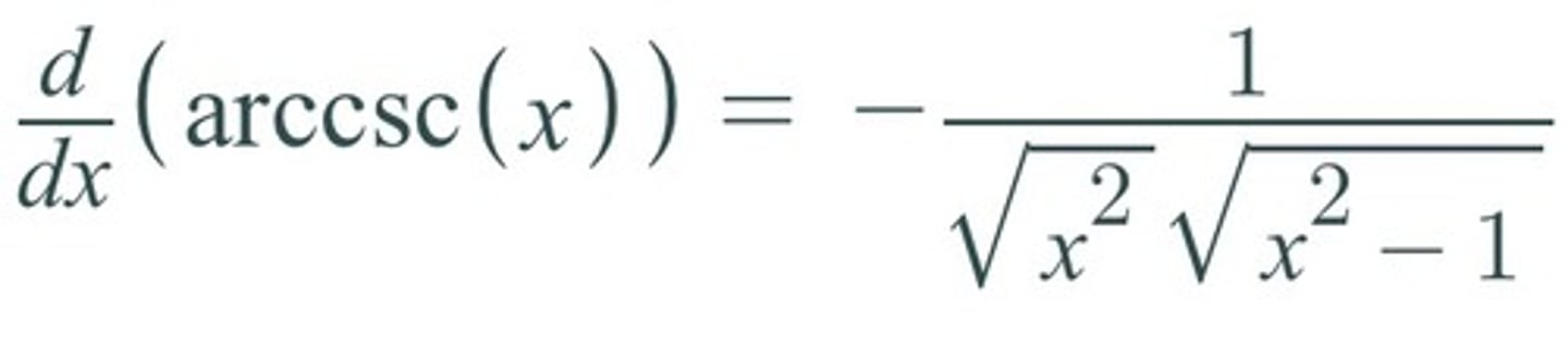 <p>-1/x√(x²-1)</p>