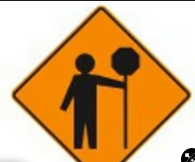 Human Activity signs: Traffic control person sign

\
