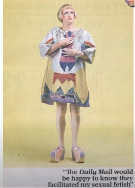 <p>How does the dress page connote gender and sexuality?</p>