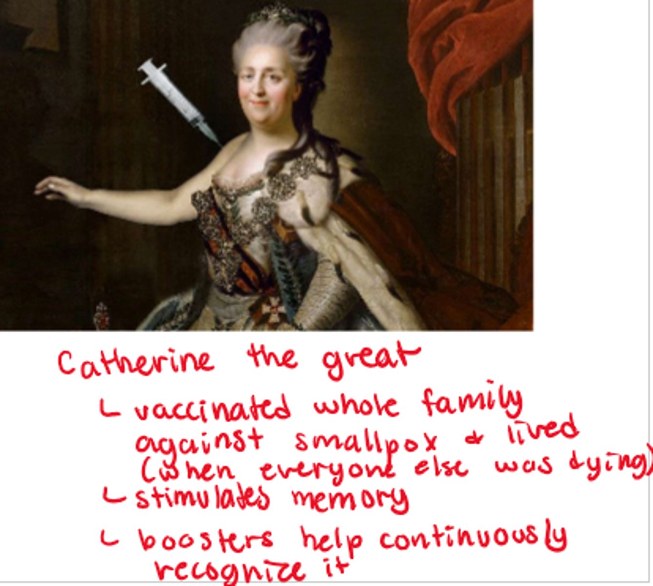 <p>- Smallpox (virus)</p><p>- mortality (30%); hemorrhagic smallpox (97%)</p><p>- multi-organ failure</p><p>- vaccine => complete eradication of disease</p>