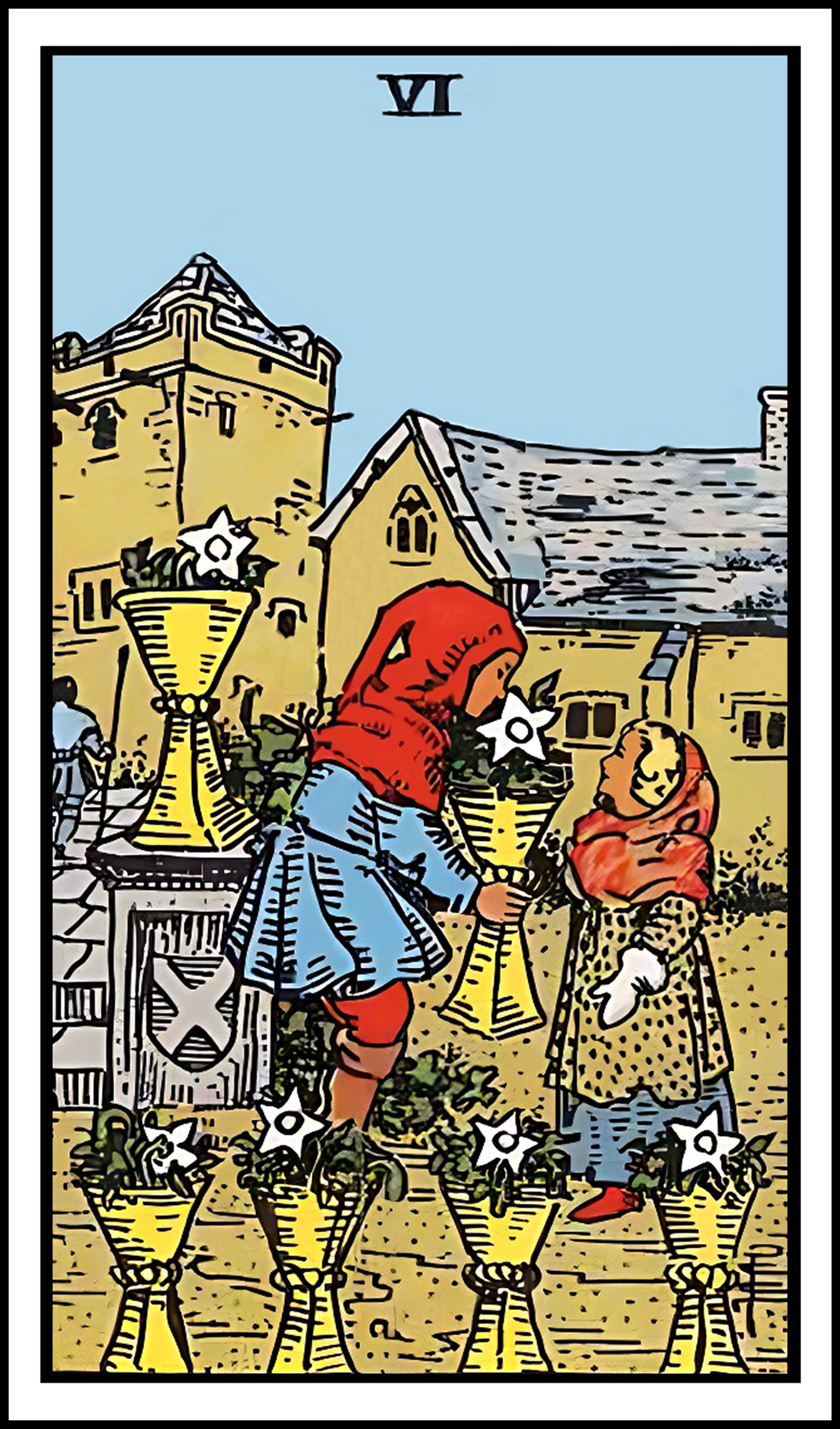 <p>6 of cups</p>