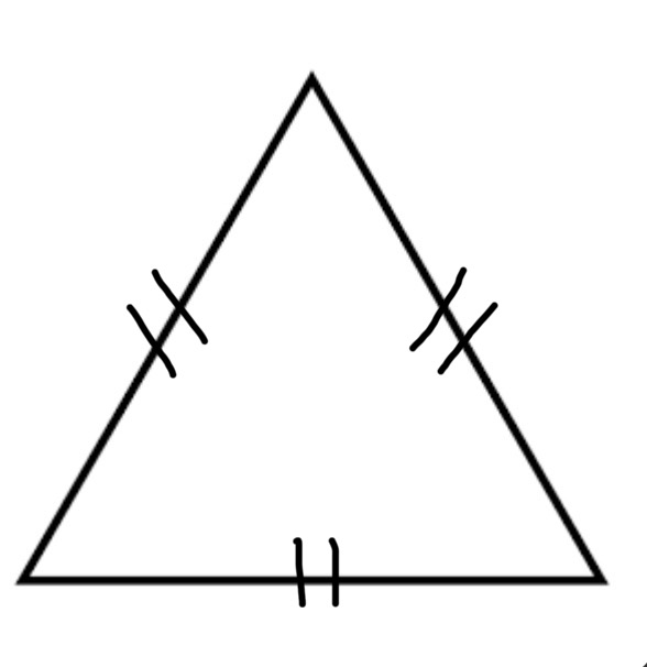 <p>Equilateral Triangle </p>
