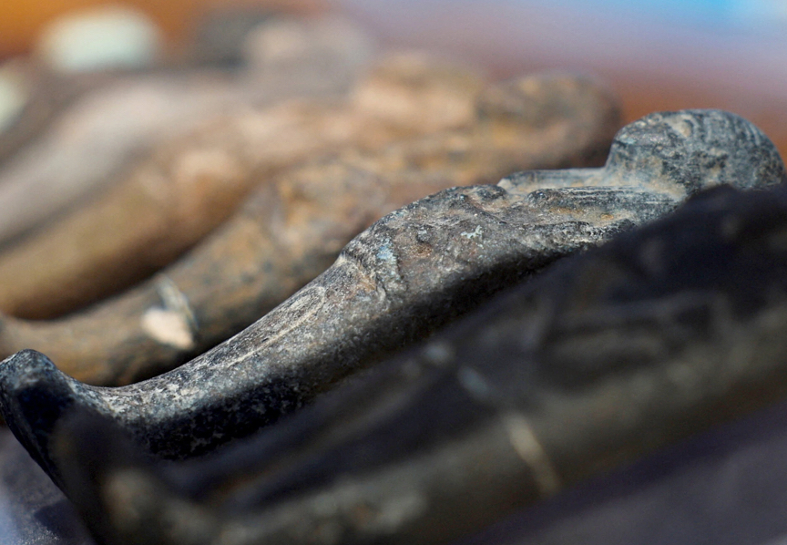 <p>yo vi</p><p>Yo vi mumias en el museo</p>