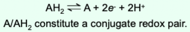 <p>Both a proton and an electron are transferred together.</p>
