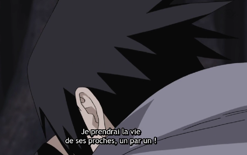 <p>one-sided, leaf, sheet</p><p><u>ex</u>: 花片 Kahen : petal</p><p><u>ex</u>: 片方 Katahō: one side; one party; counterpart; the other side; the other party, fellow; mate</p><p>ill: Itachi qui a pris l’oeil gauche de Sasuke: “Mō katahō mo morau zo.“ <=> もう片方ももらうぞ。: I'll take the other one as well.</p><p><u>ex</u>:&nbsp;片っ端から Katappashikara: absolutely every little bit, everything from A to Z, systematically, thoroughly, one after another</p><p>ill: Sasuke qui dit à Tobi qu’il veut tuer tout Konoha: “Moshi <u>ore no ikizama o hitei suru yō</u><em> na</em> yatsura ga iru nara, soitsura no taisetsuna ningen o katappashi kara koroshite yaru! Sō sureba sukoshi wa rikai suru darō. Kono ore no nikushimi o.” (<u>ad</u>j) <=> もし俺の生き様を否定するような奴らがいるなら、そいつらの大切な人間を片っ端から殺してやる！そうすれば少しは理解するだろう。この俺の憎しみを。: If there are those who deny my way of life, I will kill every last one of their precious loved ones! Then maybe they’ll understand, at least a little.. This hatred of mine. [moshi=optional if hypothetical situation]</p>