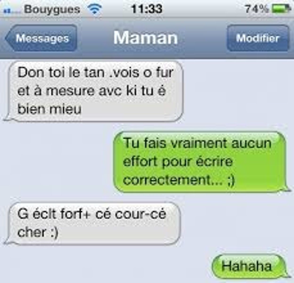 <p>text message</p>