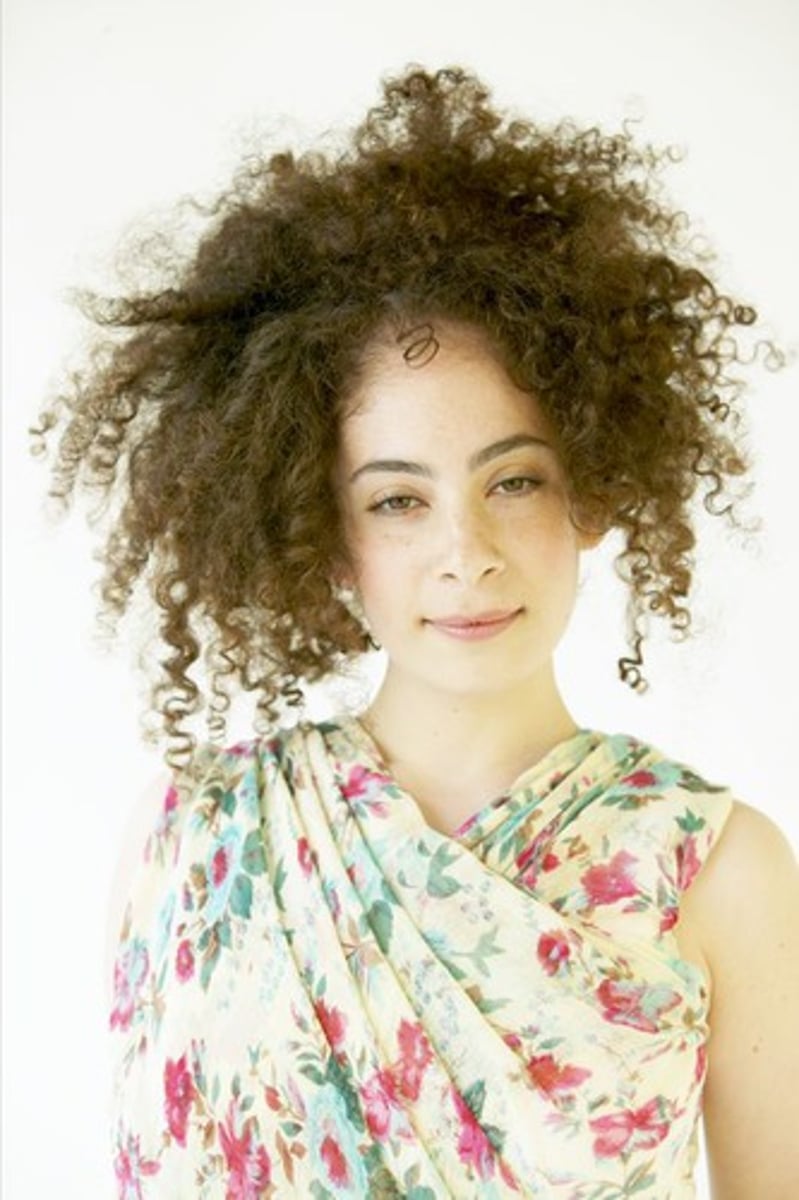 <p>tightly curled hair</p>