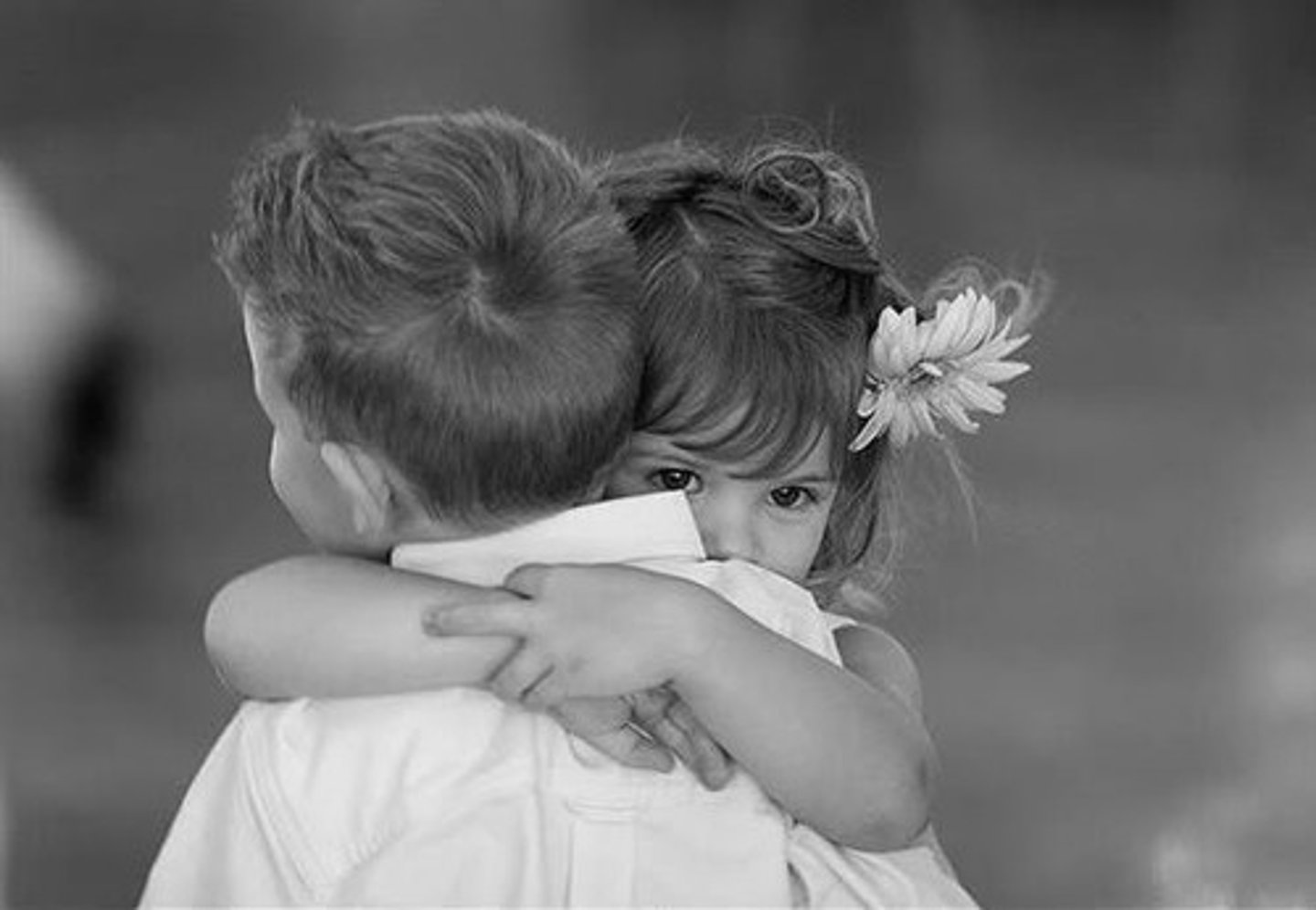 <p>to hug</p>
