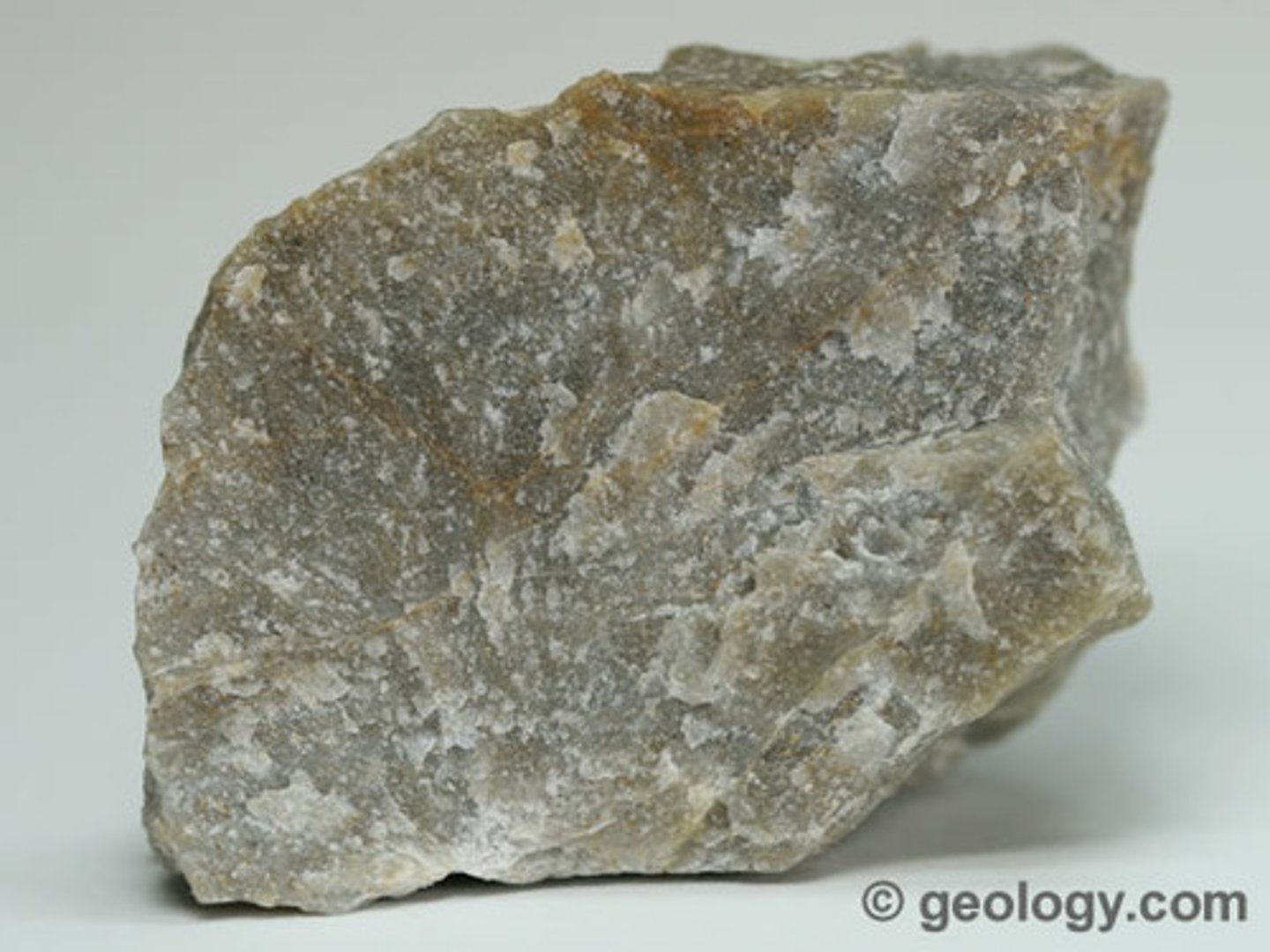 <p>a non-foliated metamorphic rock that is produced by the metamorphism of sandstone. It is composed primarily of quartz.</p>