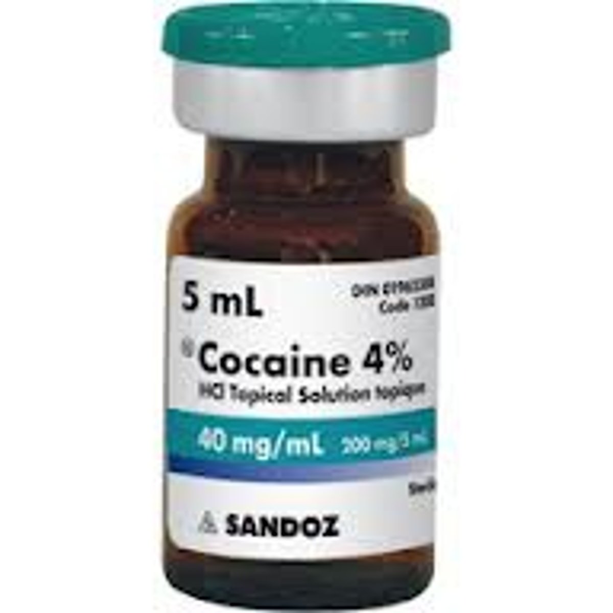 <p>A now illegal drug that was first used in the 1850s as a local anaesthetic, put in as eye droplets or rubbed in the affected area. Novocaine is one variation that wasn't addictive.</p>