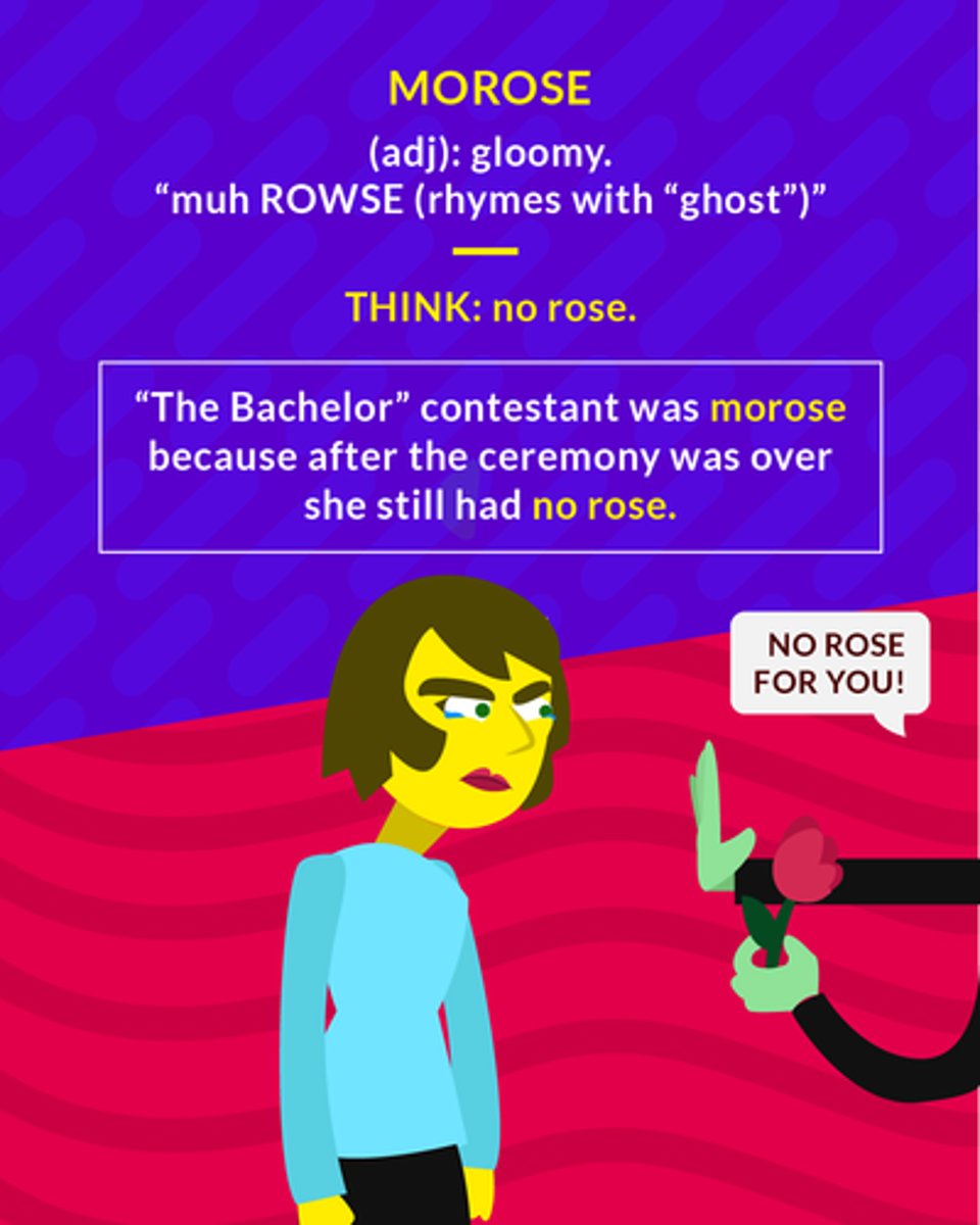 <p>(adj.) gloomy</p>