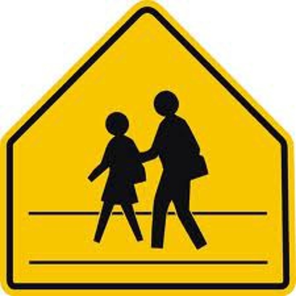 <p>school zone crosswalk</p>