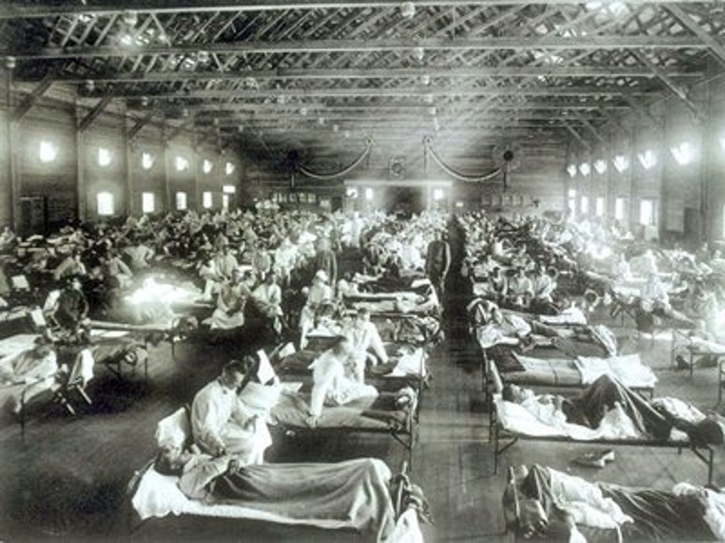 <p>Flu-like epidemic that killed more than 20 million people worldwide during 1918 and 1919</p>