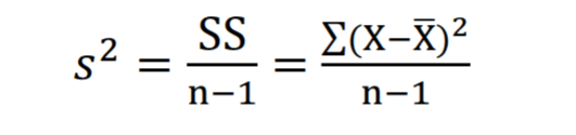 <p>Measures of variability: variance </p>