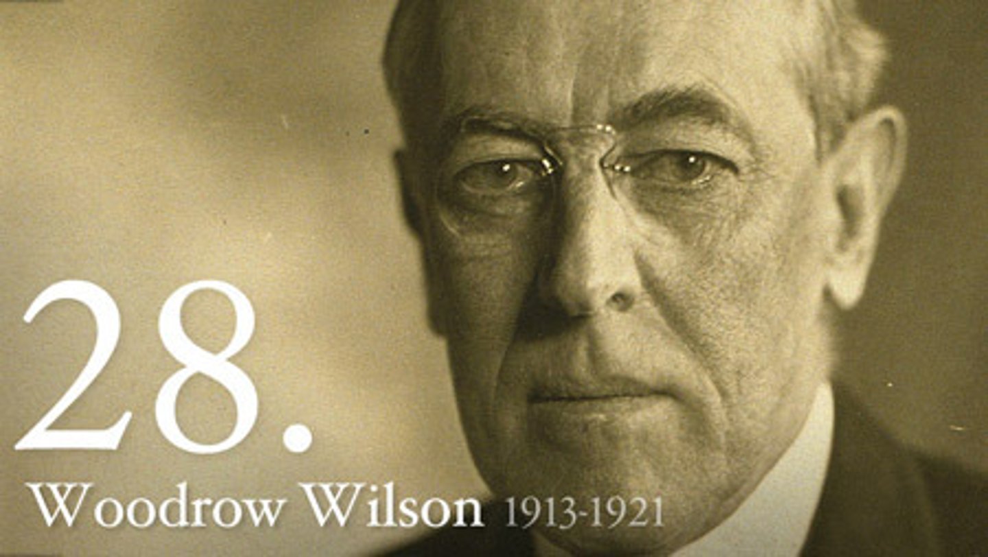 <p>President of the USA wanted to establish a lasting peace.</p>