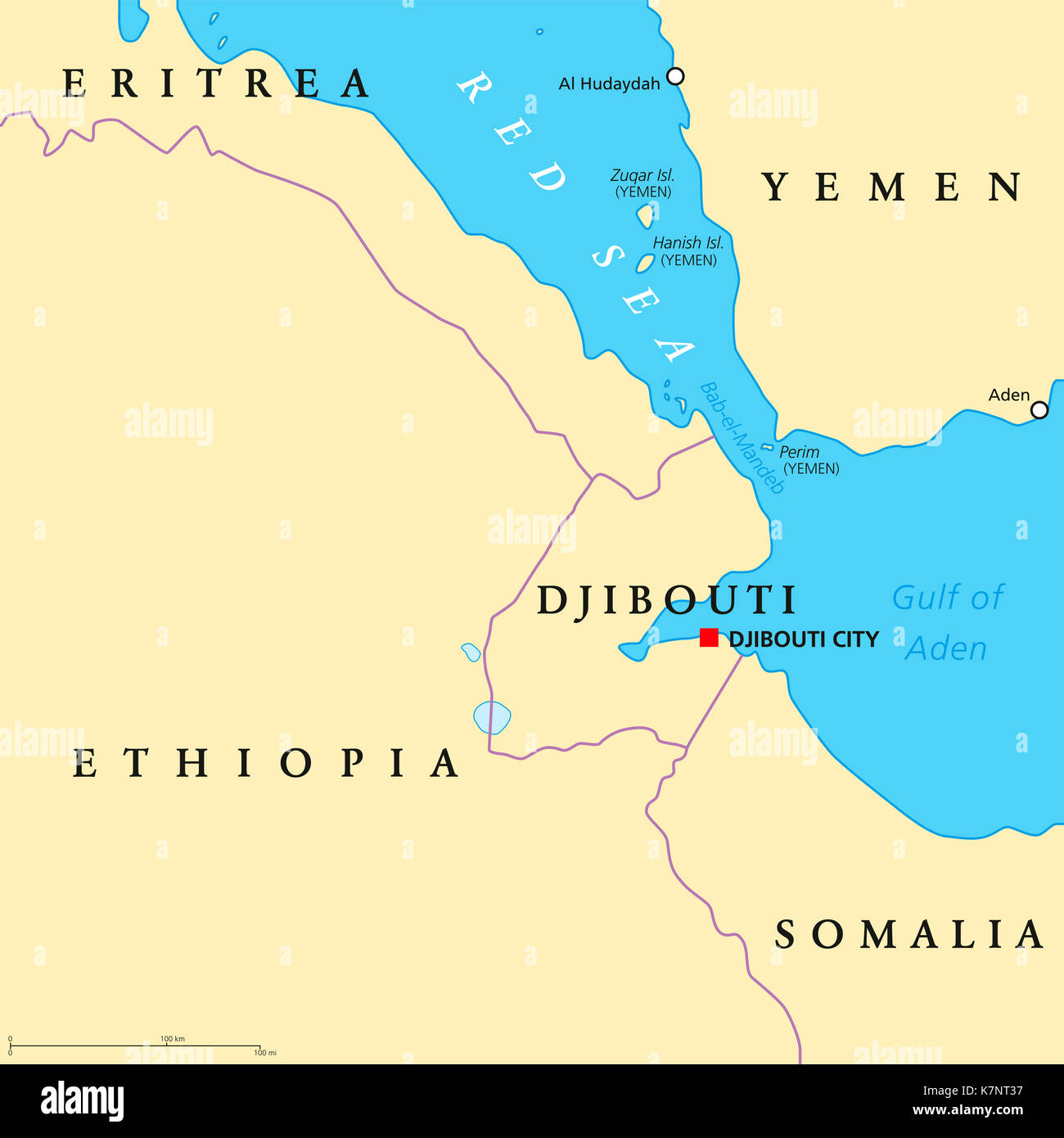<ul><li><p><span>Between Arabia and Africa, connects Red Sea with the Indian Ocean</span></p></li><li><p><span>Known as the “Gate of Tears”</span></p></li><li><p><span>Strategic importance: access to the Middle East from Europe and the east coast. Can be used by China as a staging ground for power projection into Middle East, Africa, and Europe</span></p></li></ul><p></p>