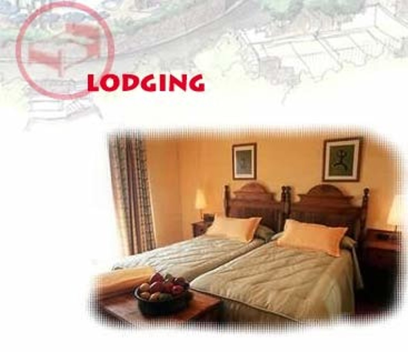 <p>to lodge, to stay</p>
