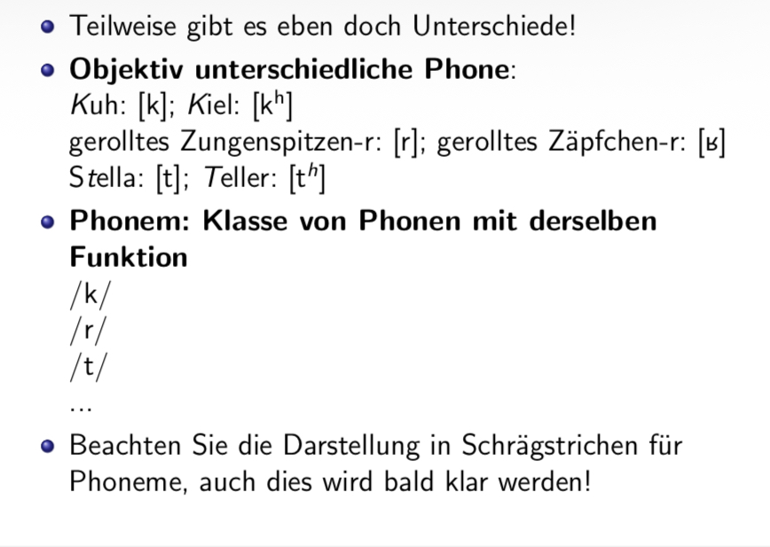 <p>Phon vs Phonem: Notationskonvention</p>