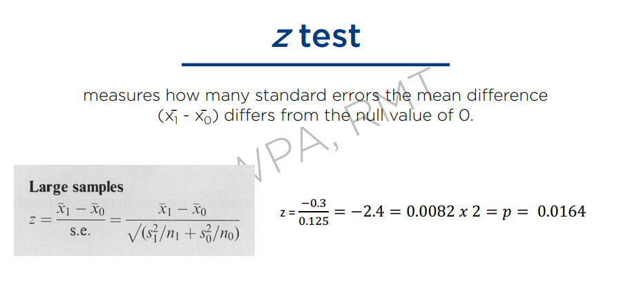 <ul><li><p>Now, we need to get a two sided p for us to test the hypothesis, so now we know that the + and - 2.4 is = 0.00820, what will be the value of your p? </p><ul><li><p>0.0164. (Check picture for Sol)  </p></li></ul></li></ul><p></p>