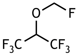 <p>29. The inhalation anesthetic sevoflurane with the following chemical structure</p><p>A. has a chiral center</p><p>B. is an alkane</p><p>C. is an alcohol</p><p>D. is an ether</p><p>E. is a hemiacetal</p>