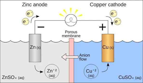 <p>Non spontaneous reaction that uses electricity to convert electrical energy to chemical energy.</p><ul><li><p>used a battery</p></li><li><p>Anode is positive (lose electrons)</p></li><li><p>Cathode is negative (gain electrons)</p></li><li><p>NO salt bridge</p></li><li><p>1 chambers Salt</p></li></ul><p>Anode (positive), looses e-</p><ul><li><p>decreases mass </p></li></ul><p>Cathode (negative), gains e-</p><p>Increase mass </p>