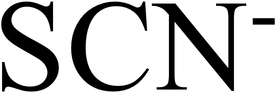SCN ^ ( - ) 