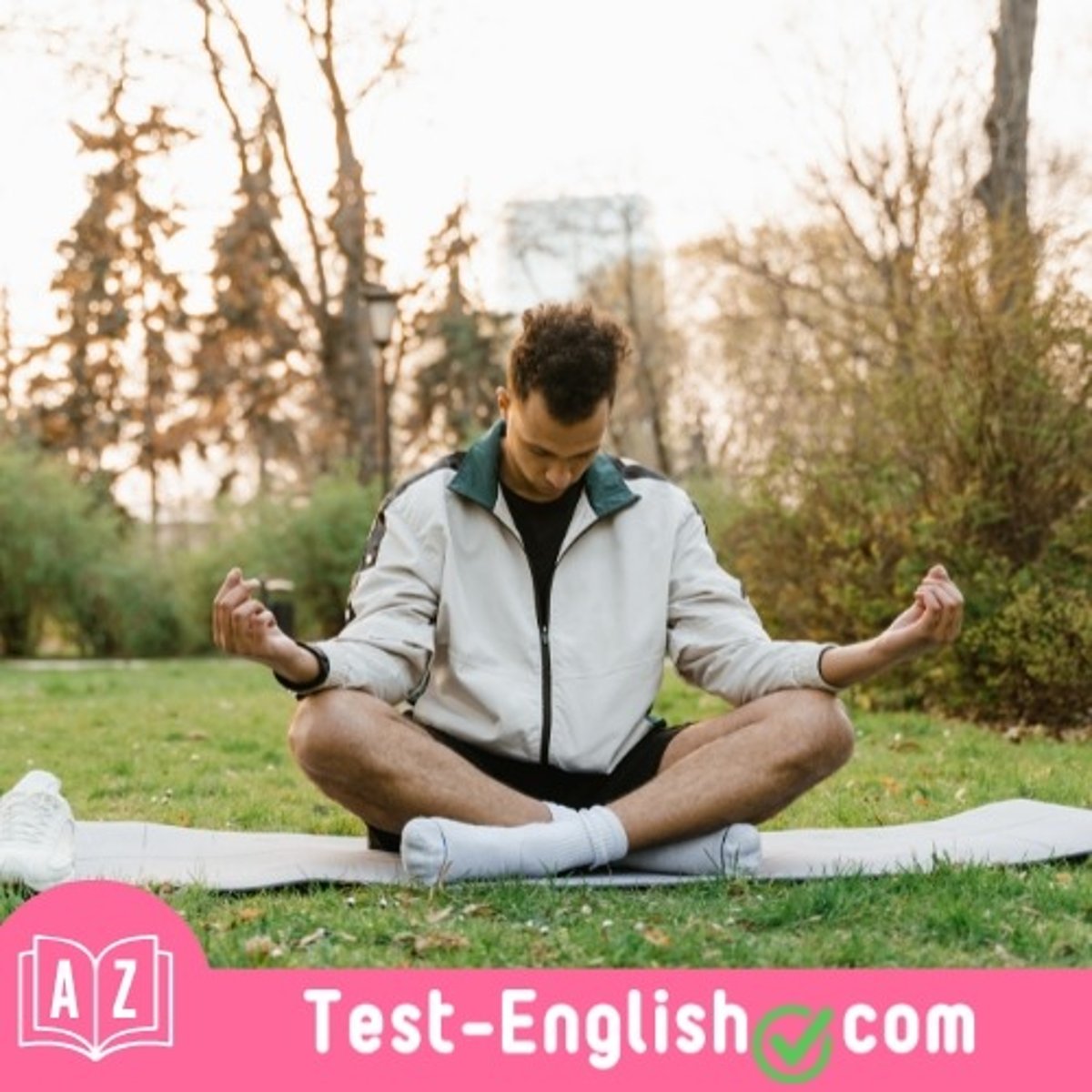 <p>It was _______ in the park, and I found it easy to relax.</p>