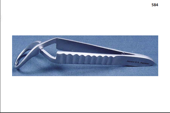 <p>Function: To secure drapes to the patient’s skin by means of a small puncture.</p>