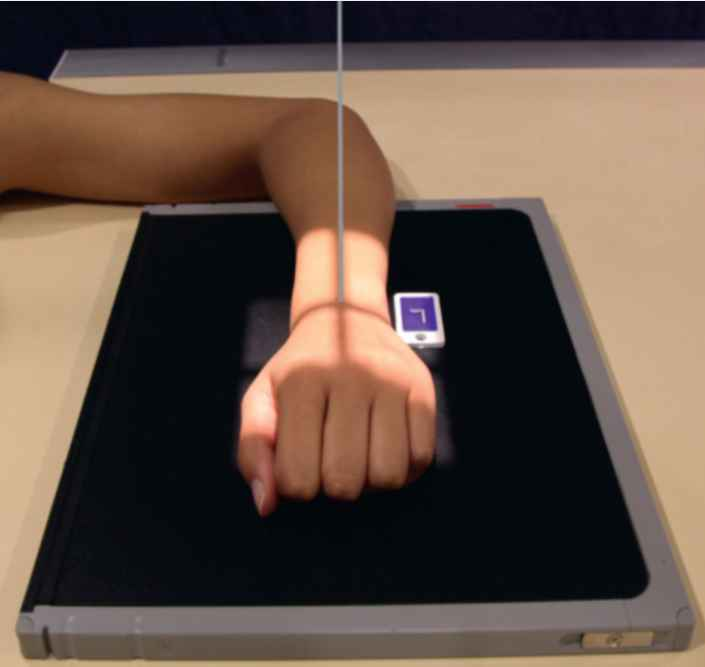 <p>Position: prone</p><p>pt. seated 90, elbow flexed 90</p><p>slight fist (carpals closer)</p><p>Ctr. wrist to midpt. of space</p><p>CR: perp. to midcarpal </p>