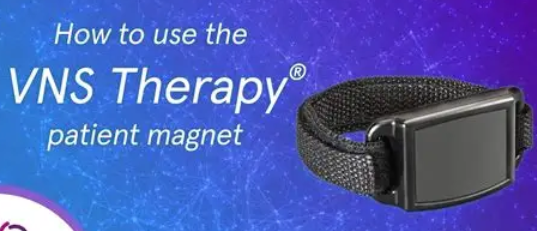 <p>swipe a <span style="color: rgb(80, 102, 215);"><strong>magnet over device to stop/reduce</strong></span> seizure activity</p>